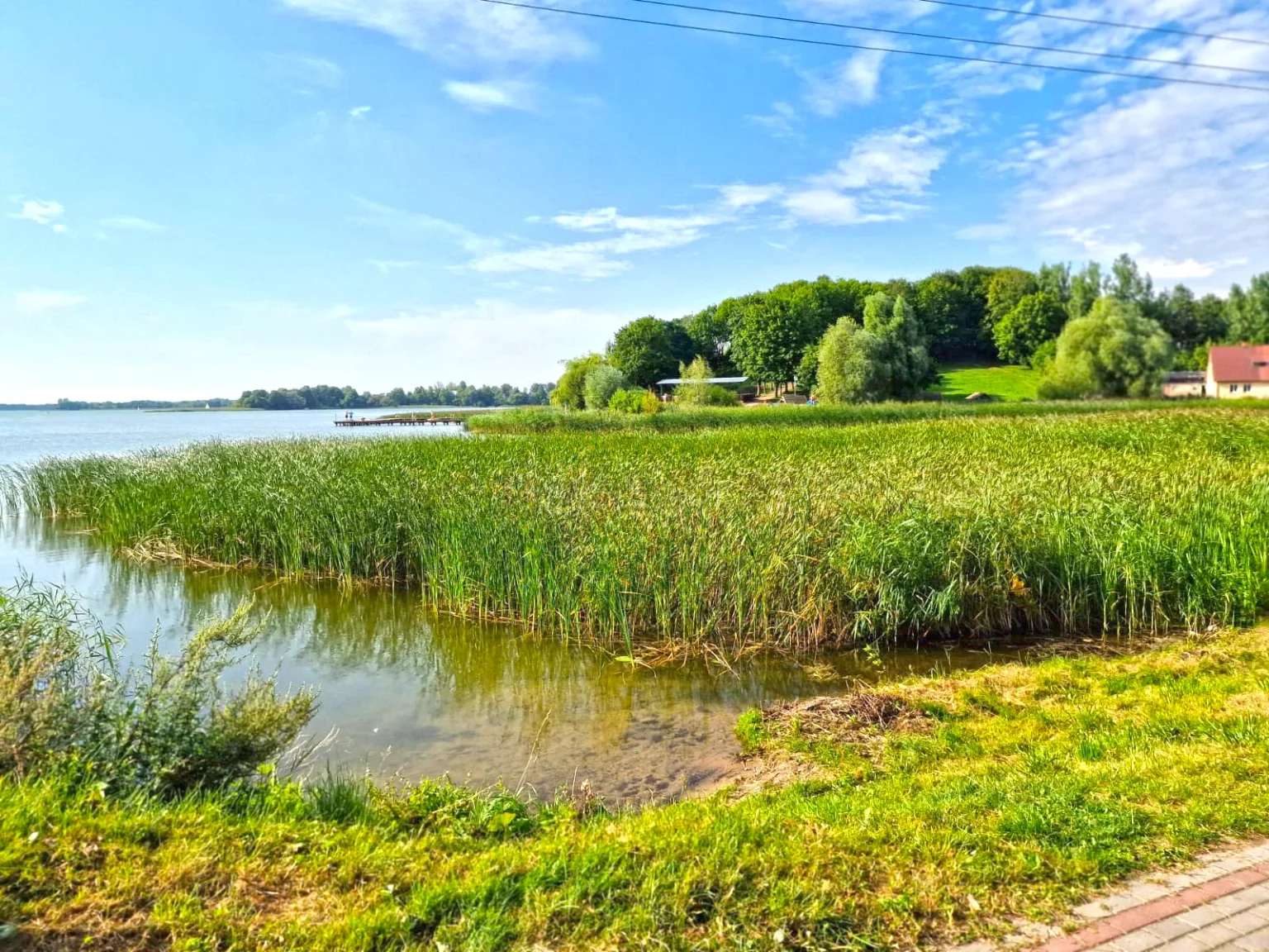 Jezioro Rajgrodzkie w Rajgrodzie, widok na Jezioro Rajgrodzkie, Rajgród - Apartamenty nad jeziorem KA-BOATS